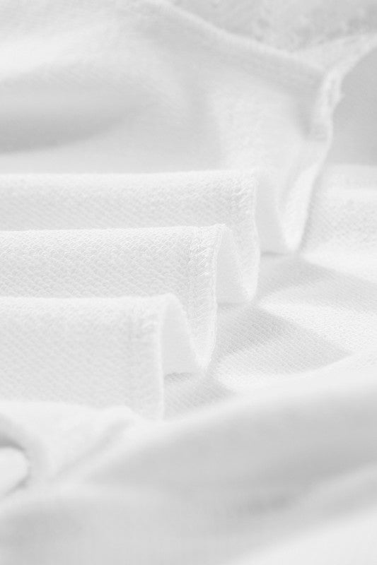 Stilla | Dame Huoodie med Patchwork Spidsærmer og Snøre