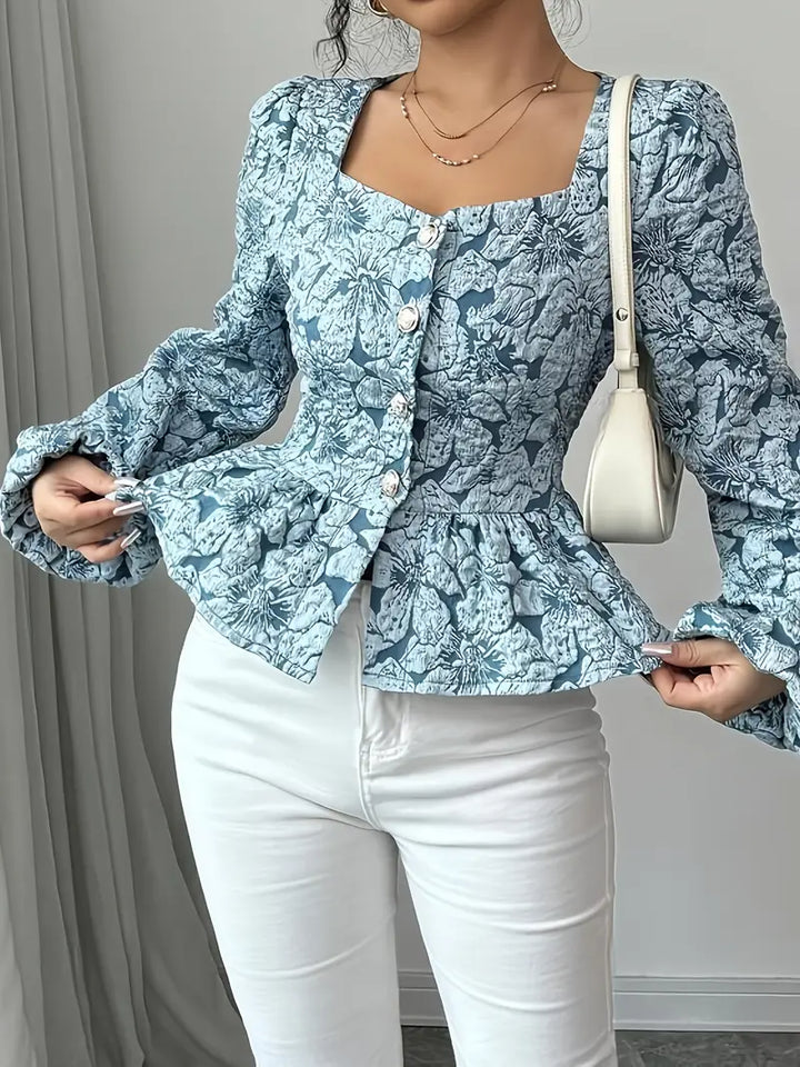 Stilla | Elegant kjole med blomstertryk