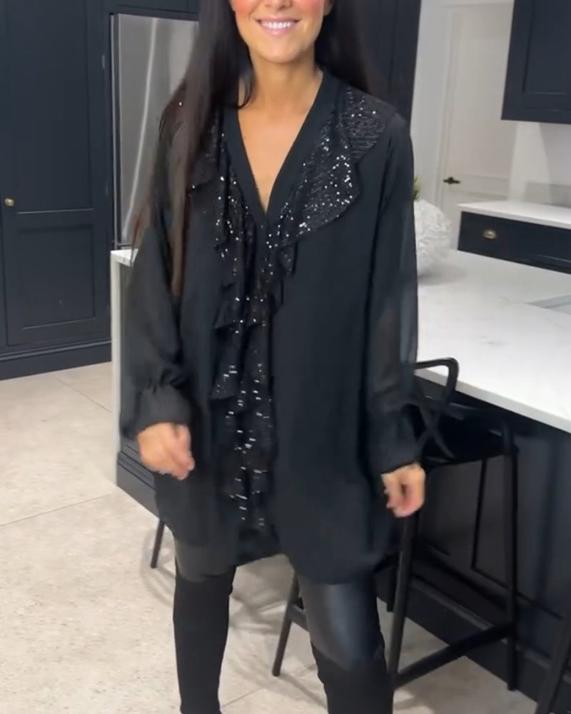 Stilla | Elegant Bluse Med Rynker