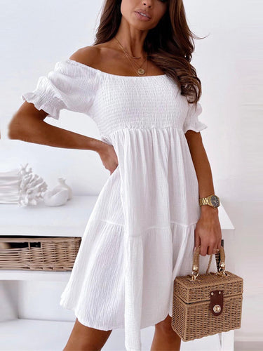 Stilla | Nyd Dage Off Shoulder Mini Kjoler