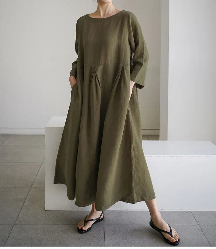 Stilla | Lang Robe Med Lange Ærmer
