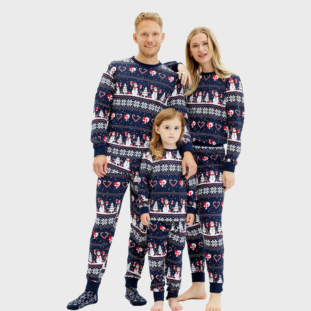 Stilla | Julehjerte Julepyjamas Marineblå Herre