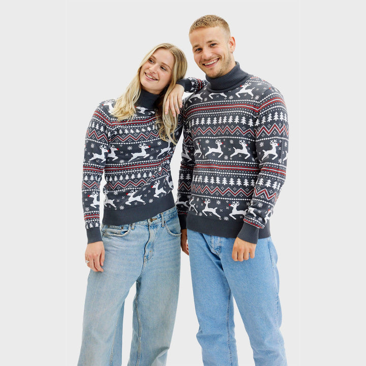 Stilla | Den stilfulde højhalset julesweater til damer
