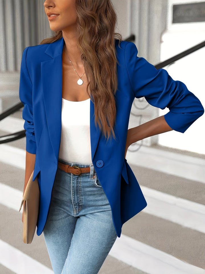 Stilla | Solid Blazer med sidelommer