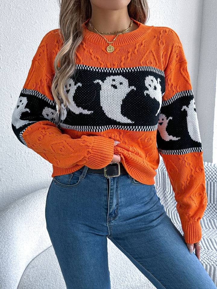 Stilla | Langærmet Pullover Med Rund Halsudskæring Ghost