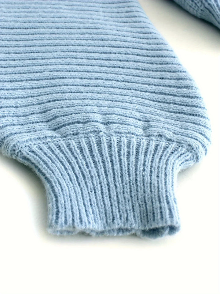 Stilla | V-udskæring Pullover Med Lanternærmer