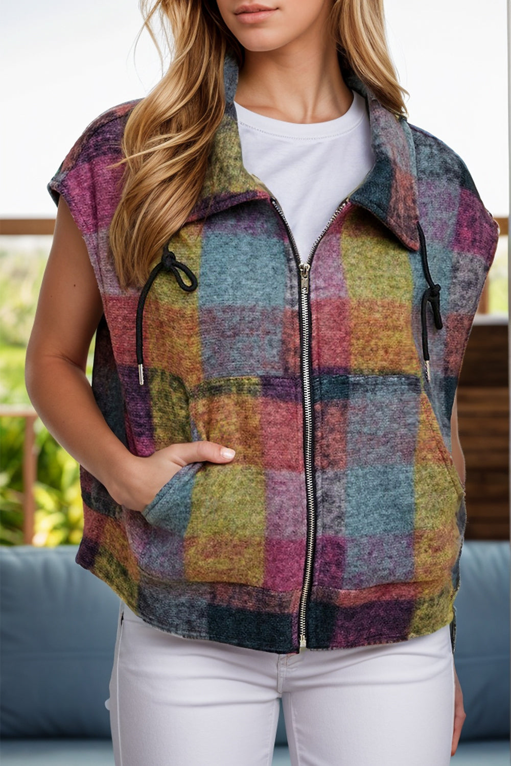 Stilla | Zip Up Krave Vest Frakke