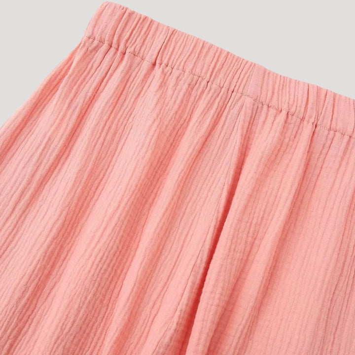Stilla | Kvinders Krøllet Lounge Co Ord Sæt Bindefront Top