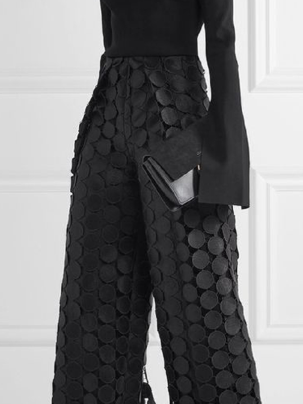 Stilla | Elegant Bred Skåret Bukser