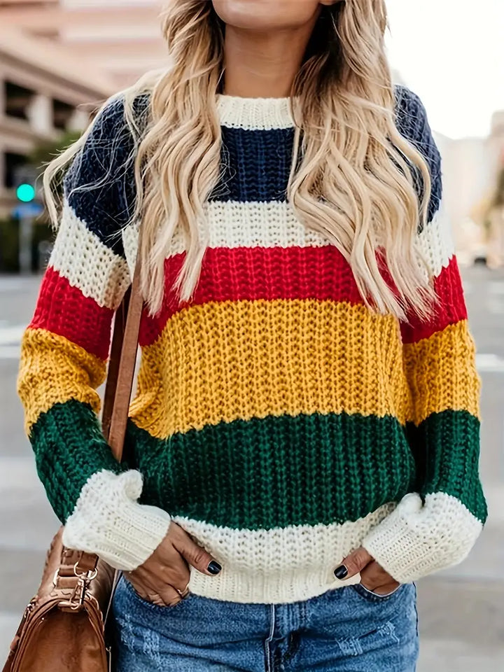 Stilla | Oversize Strikpullover Til Kvinder