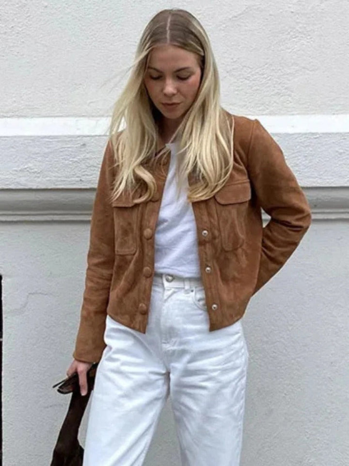 Stilla | Stilfuld Suede Jakke til Damer