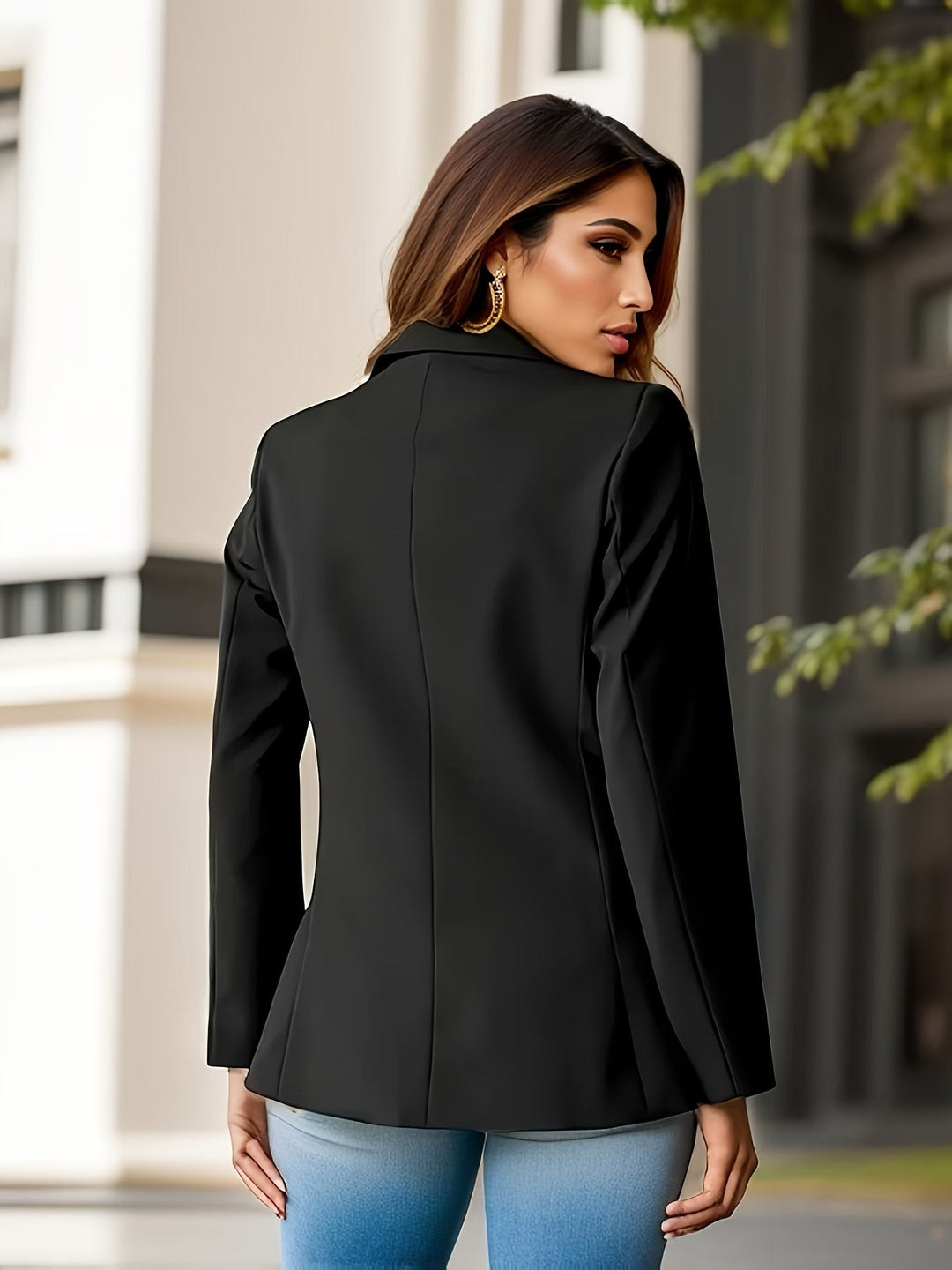 Stilla | Solid Blazer med sidelommer