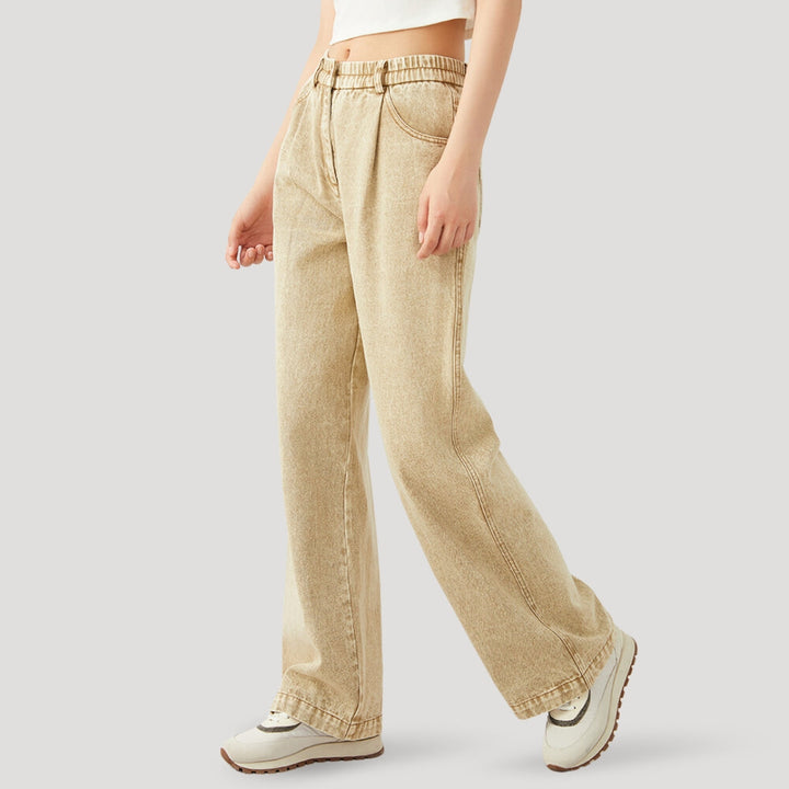 Stilla | Elastic Talje Årgang Style Jeans