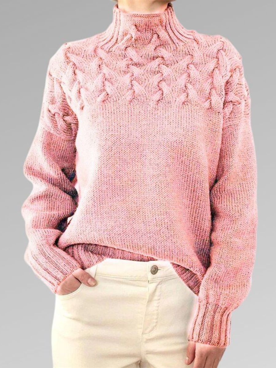 Stilla | Elegante Kabelstrikket Trøje