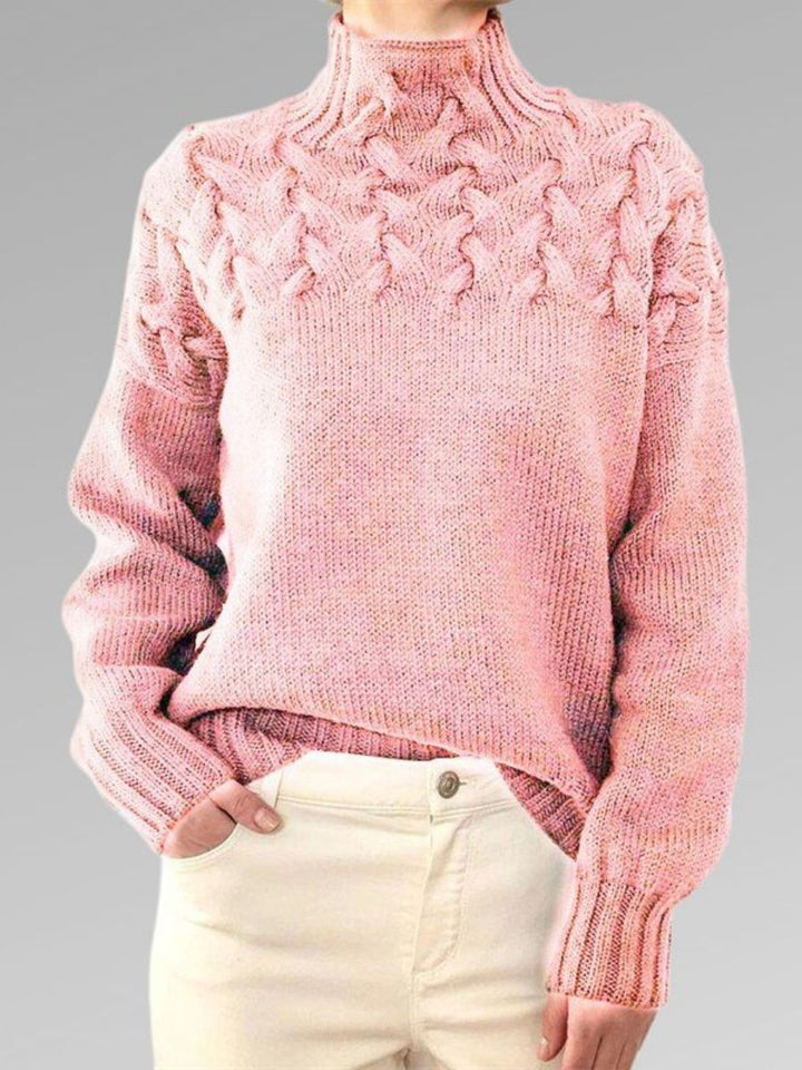 Stilla | Elegante Kabelstrikket Trøje