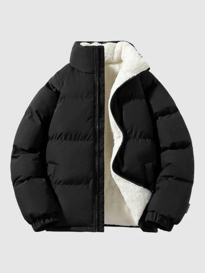 Stilla | Polstret Fleece Foret Pufferjakke Til Mænd