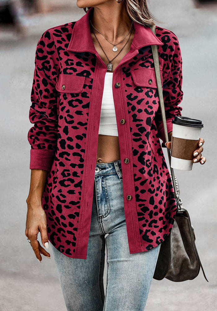 Stilla | Trendy vest i leopardmønster