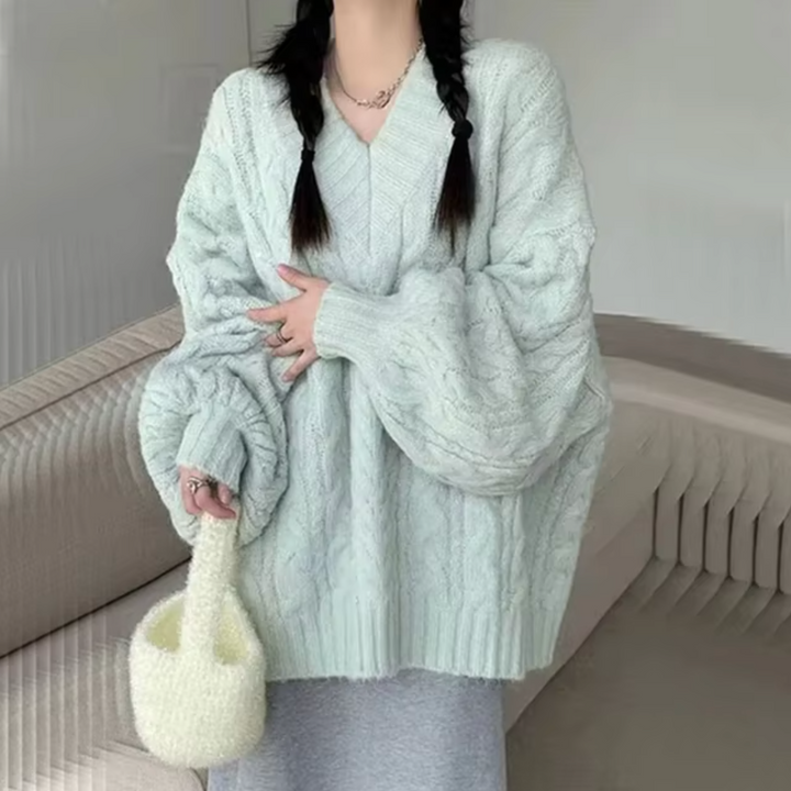 Stilla | Over størrelse Pullover Af Strik