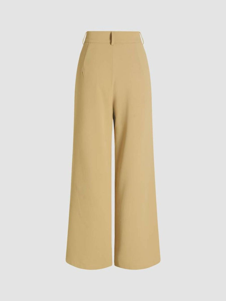 Stilla | Elegante Brede Draperede Bukser