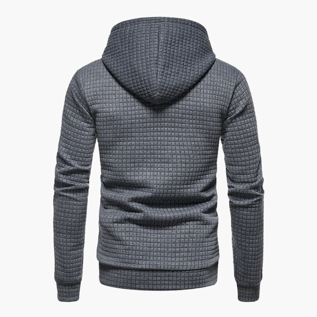 Stilla | Hoodie med Hætte Ternet - Moderne Fritids-Hoodie til Hverdag og Sport