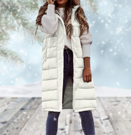 Stilla | Lang Gilet Manteau