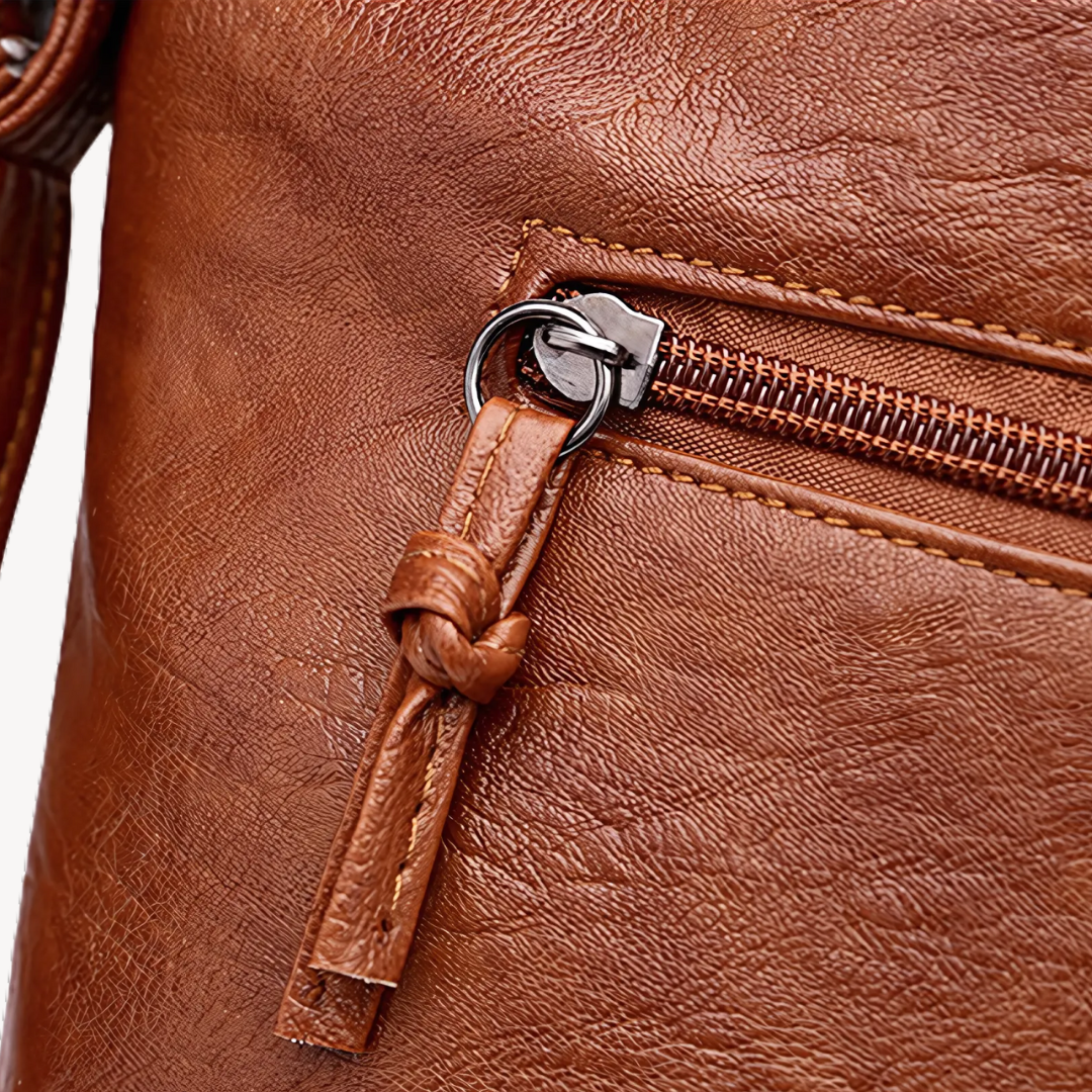 Stilla | Kvinders Faux Læder Crossbody Taske Årgang
