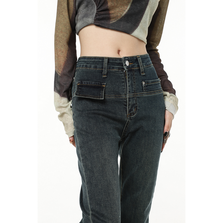 Stilla | Sorte Årgang Jeans Til Kvinder