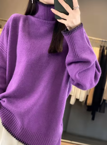 Stilla | Turtleneck sweater Mode Loose