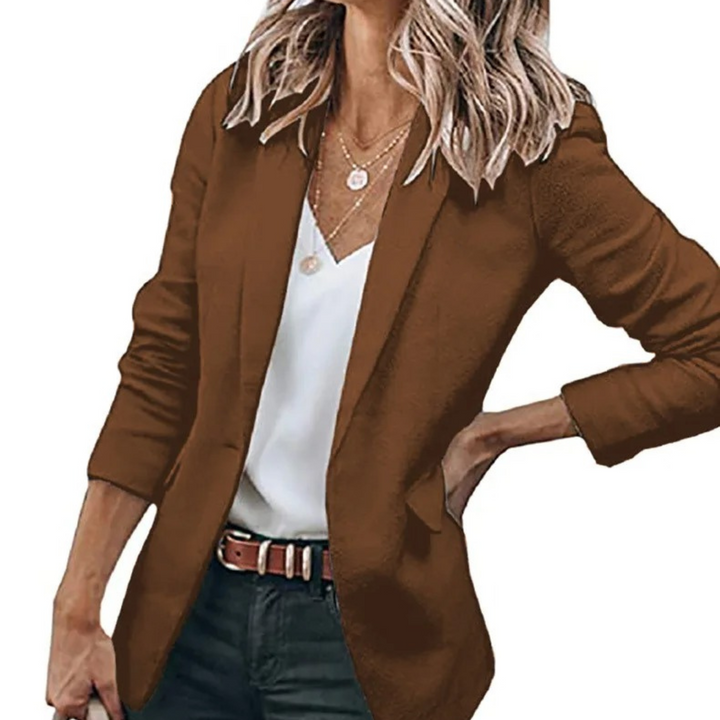 Stilla | Blazer - Figursyet pasform - Lange ærmer - Elegant formel jakke