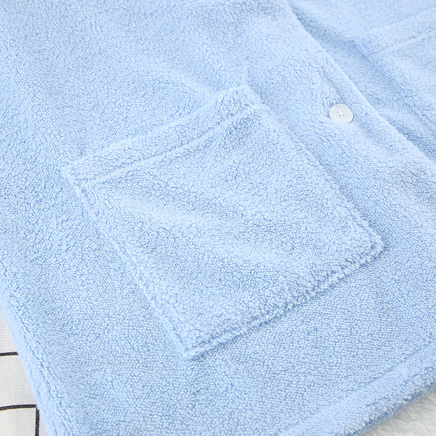 Stilla | Blå Langærmet Uldpyjamas Til Kvinder