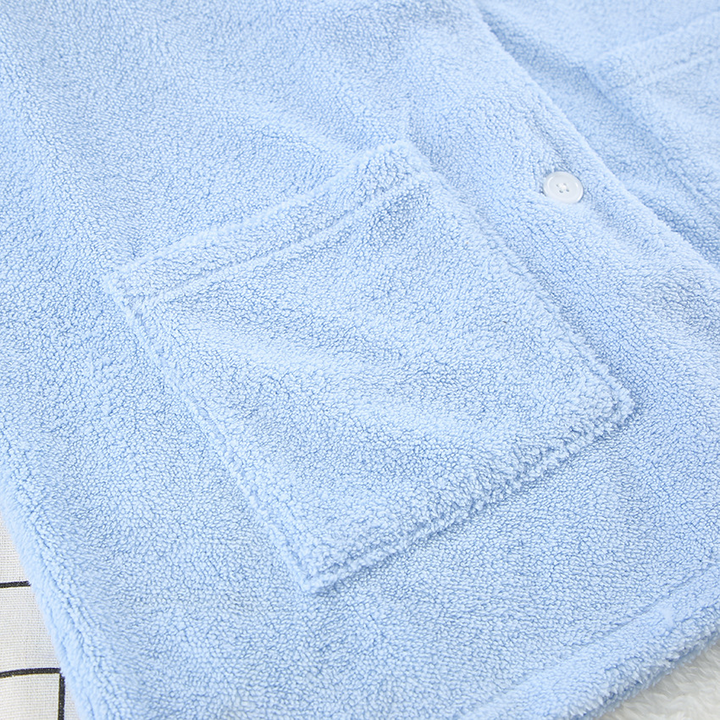 Stilla | Blå Langærmet Uldpyjamas Til Kvinder