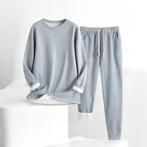 Stilla | Termo Fleece Sæt Lysgrå