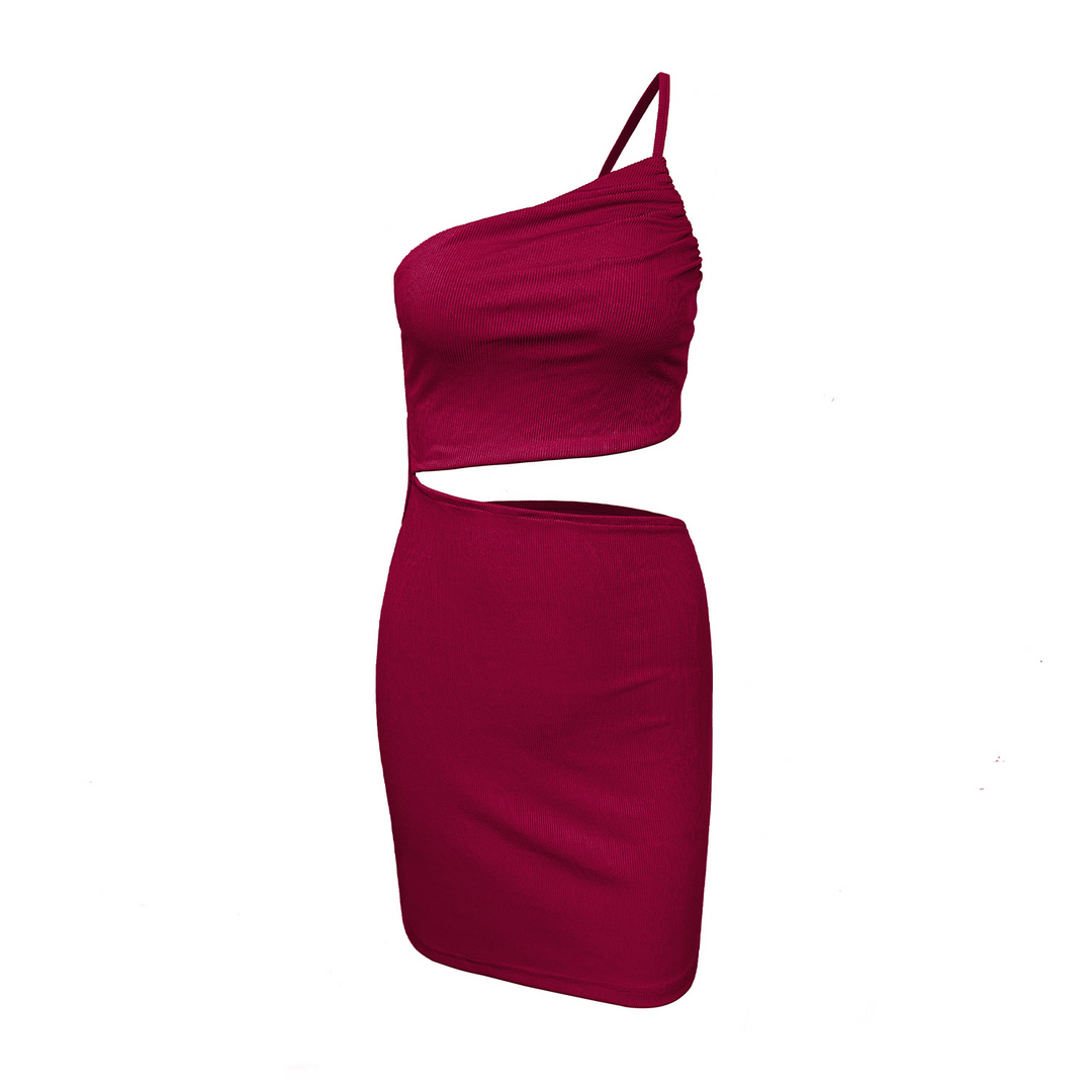 Stilla | Bodycon Mokkakjole Med En Skulder