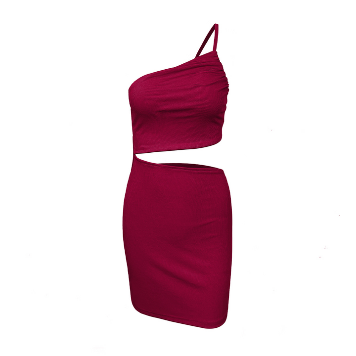 Stilla | Bodycon Mokkakjole Med En Skulder