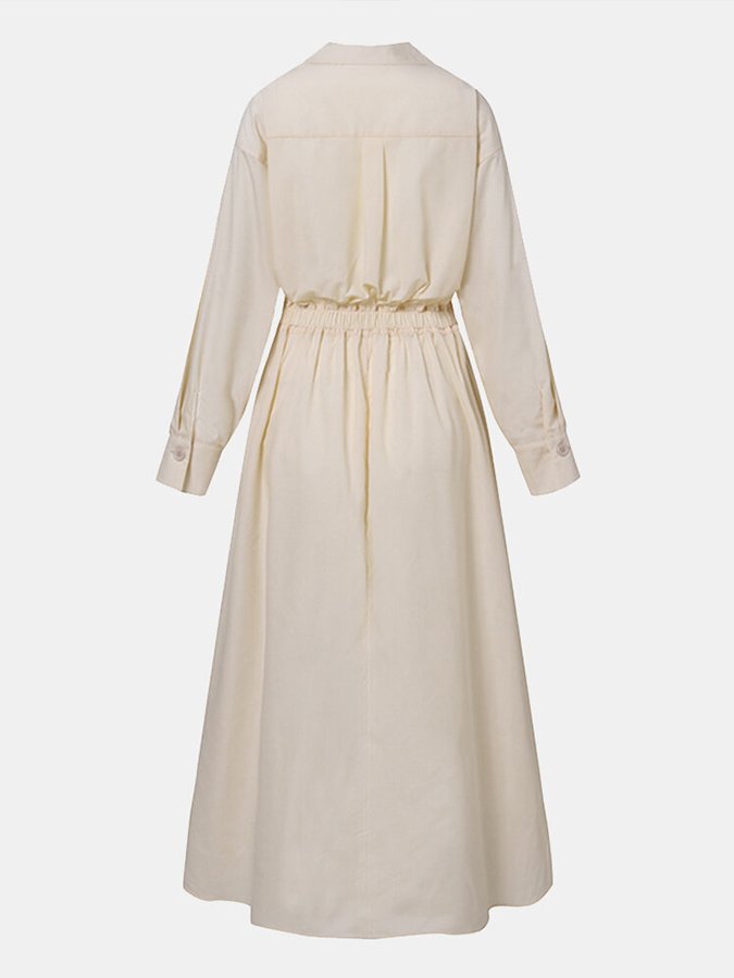 Stilla | Elegant Plisseret Maxikjole