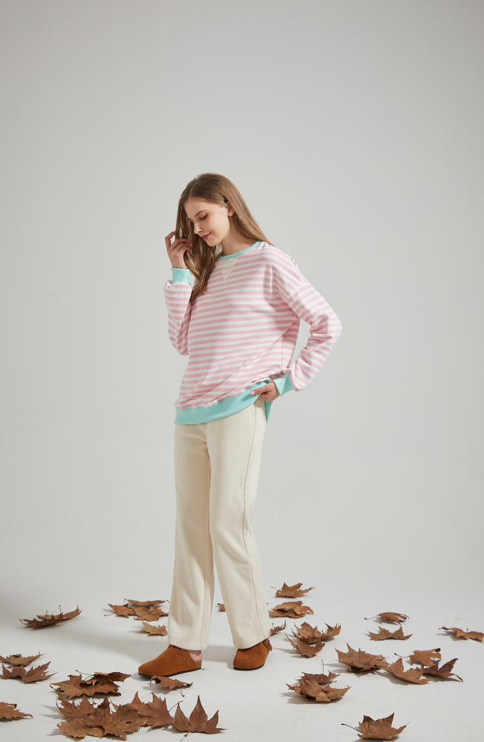 Stilla | Komfortabel Stribet Pullover