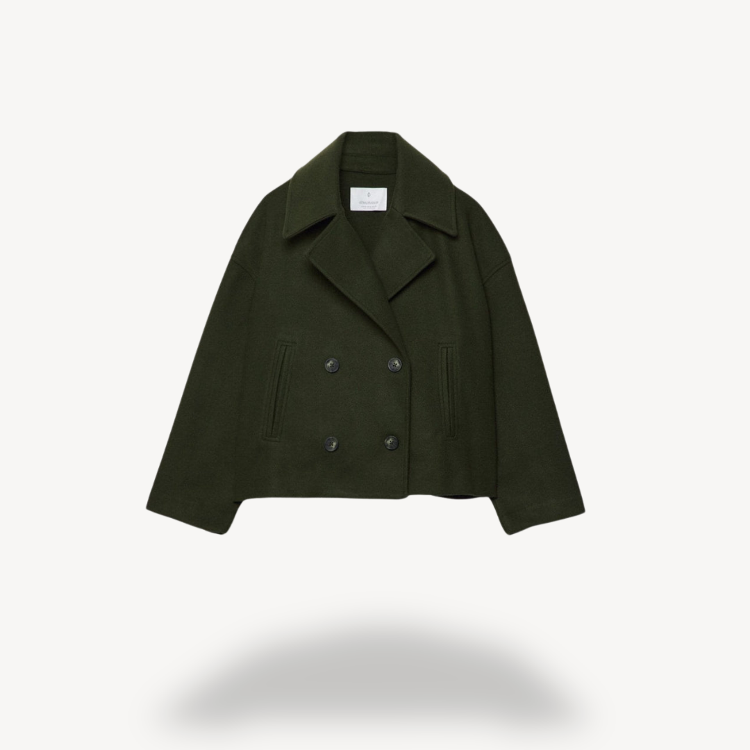 Stilla | Kort uld peacoat til kvinder