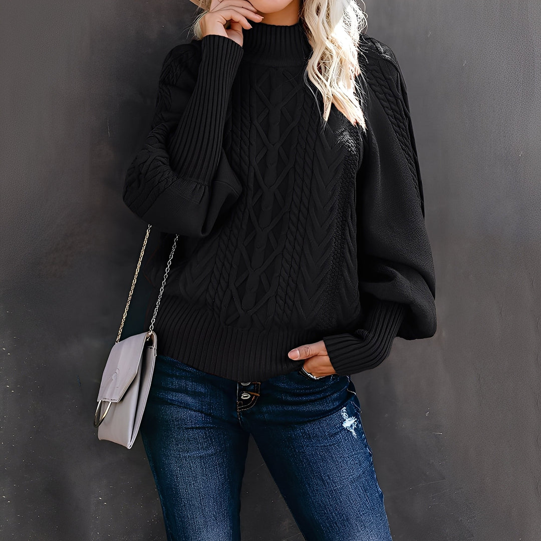 Stilla | Elegant, Afslappet Dame-Rollkravepullover