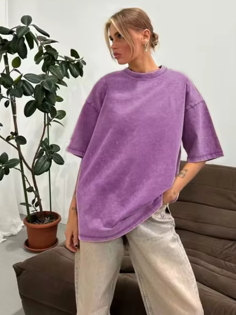 Stilla | Bomuld Retro T-shirt Dame Vintage