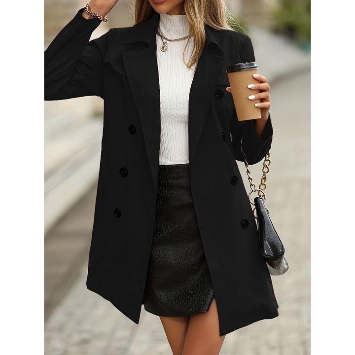 Stilla | Enfarvet Dame Trenchcoat