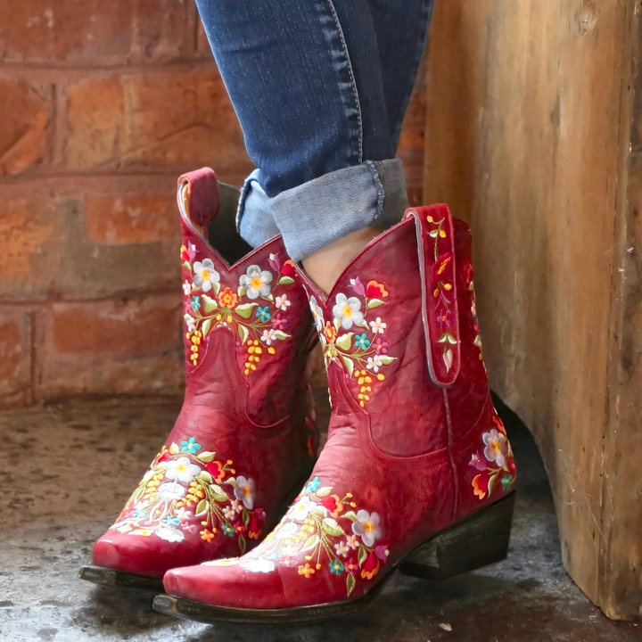Stilla | Vandafvisende Vintage Cowgirl Støvler