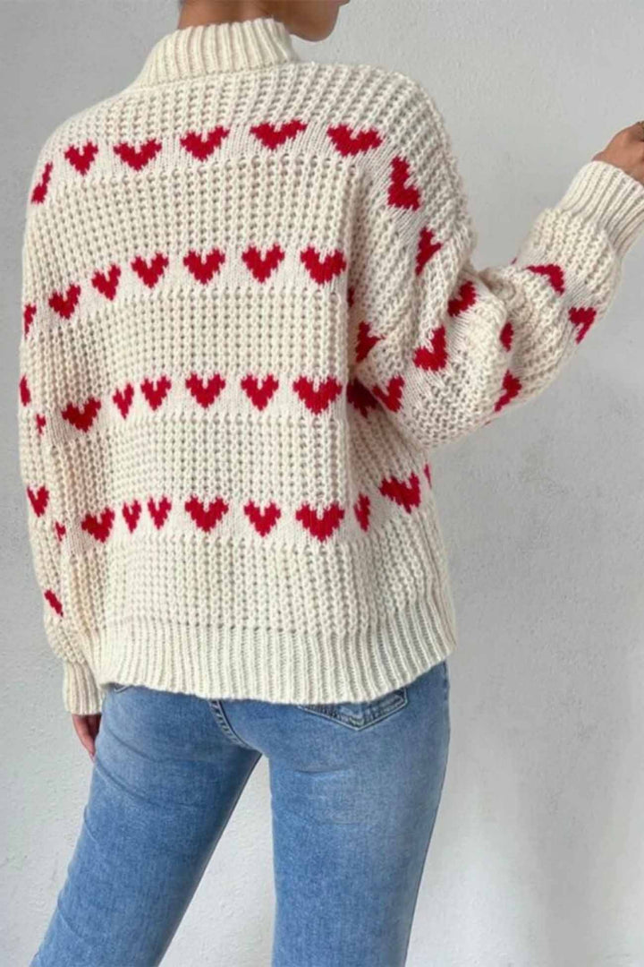 Stilla | Pullover Jacquard Hjerte