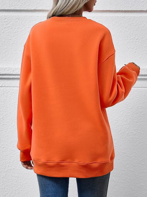 Stilla | Træ Grafik Drop Skulder Sweatshirt