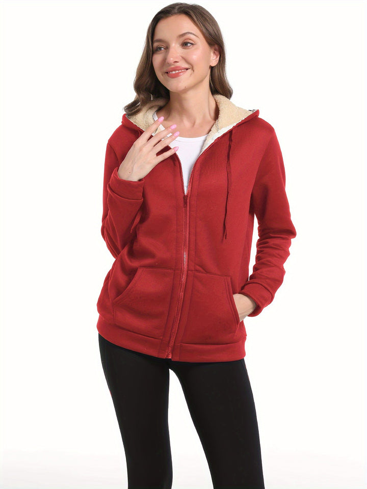 Stilla | Elegant og Varm Zip Hættetrøje