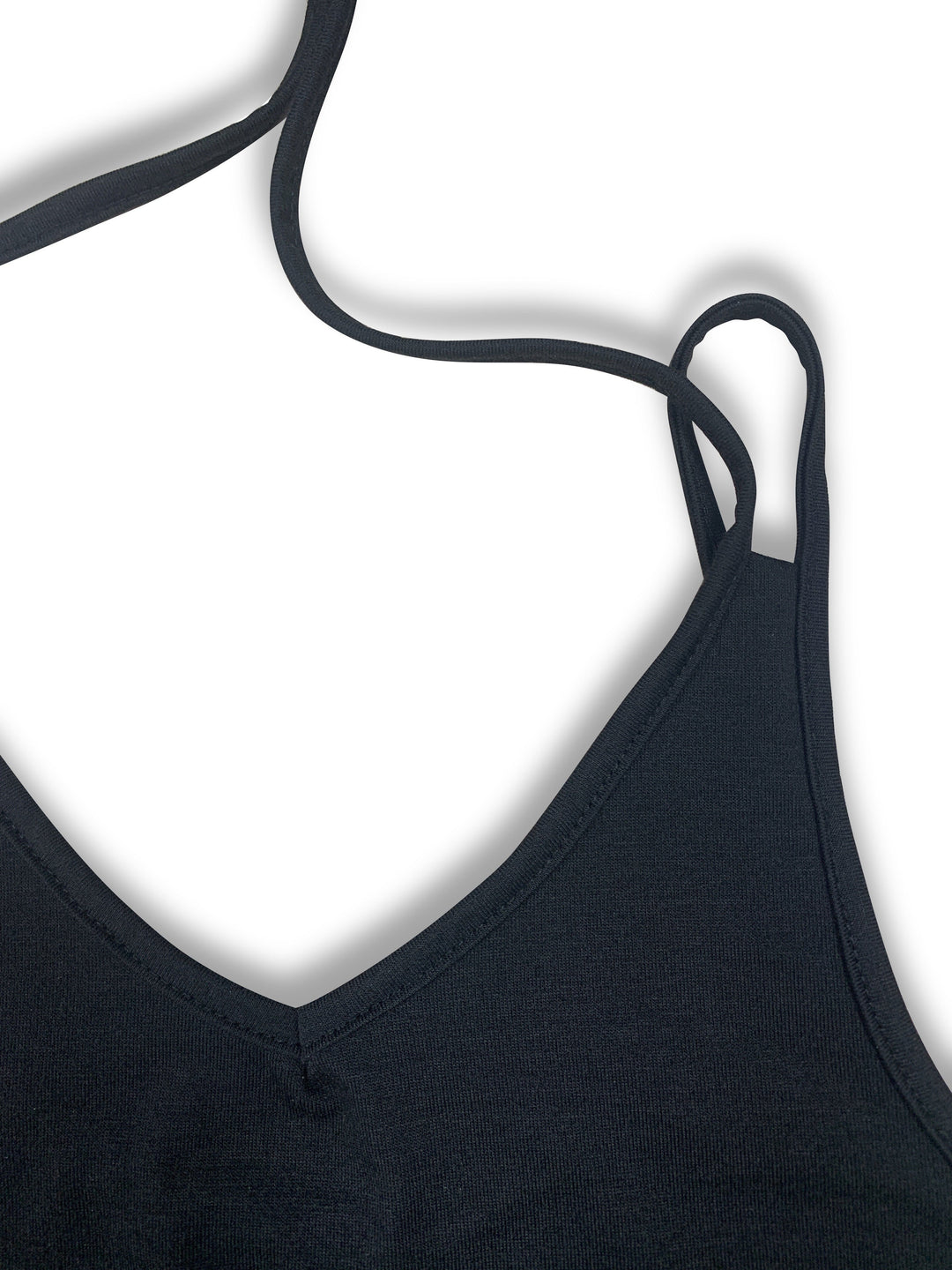 Stilla | Sommer Maxi Kjole Med V-Hals Og Blonde Detaljer, Sort Dame