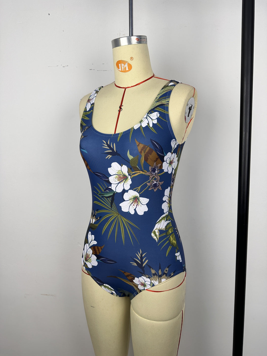 Stilla | Badedragt Med Blomstermotiv Årgang Stil