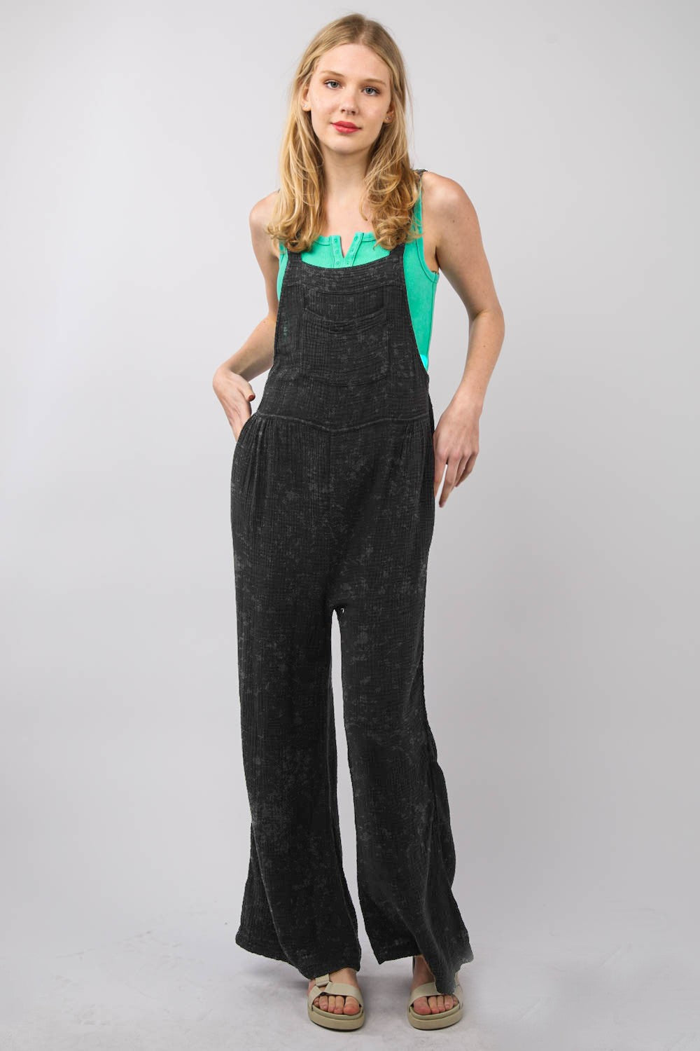 Stilla | J Texture Vasket Bred Ben Overalls
