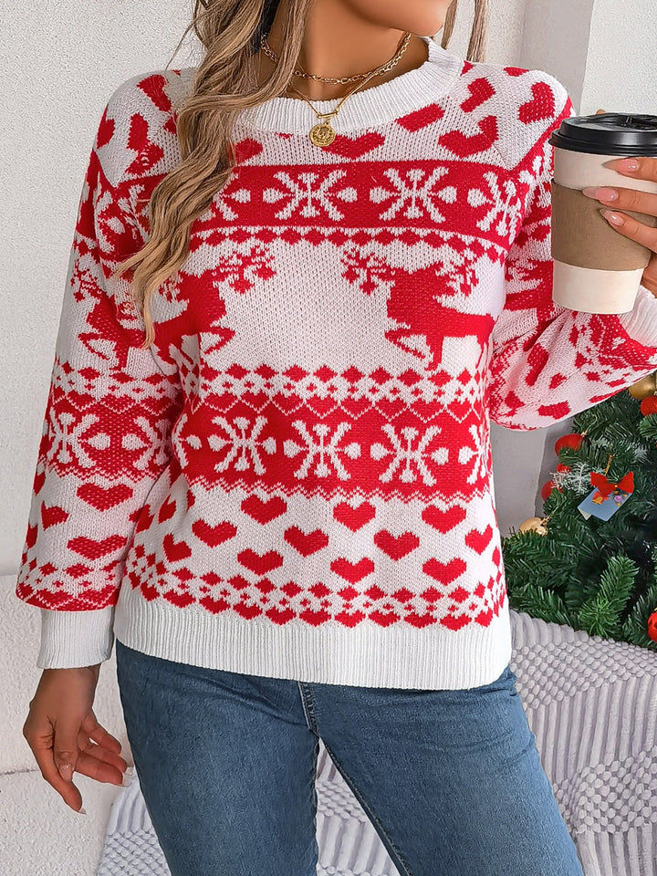 Stilla | Lang Pullover Med Rund Halsudskæring