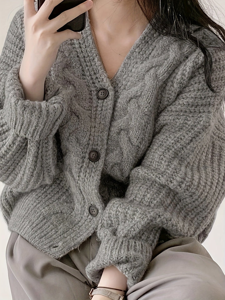 Stilla | Pullover af groft strik i vintage stil