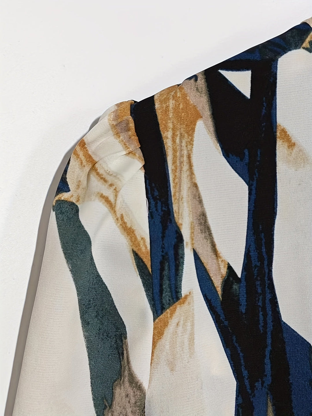 Stilla | Bluse Med Blomsterprint Og Lanterneærmer